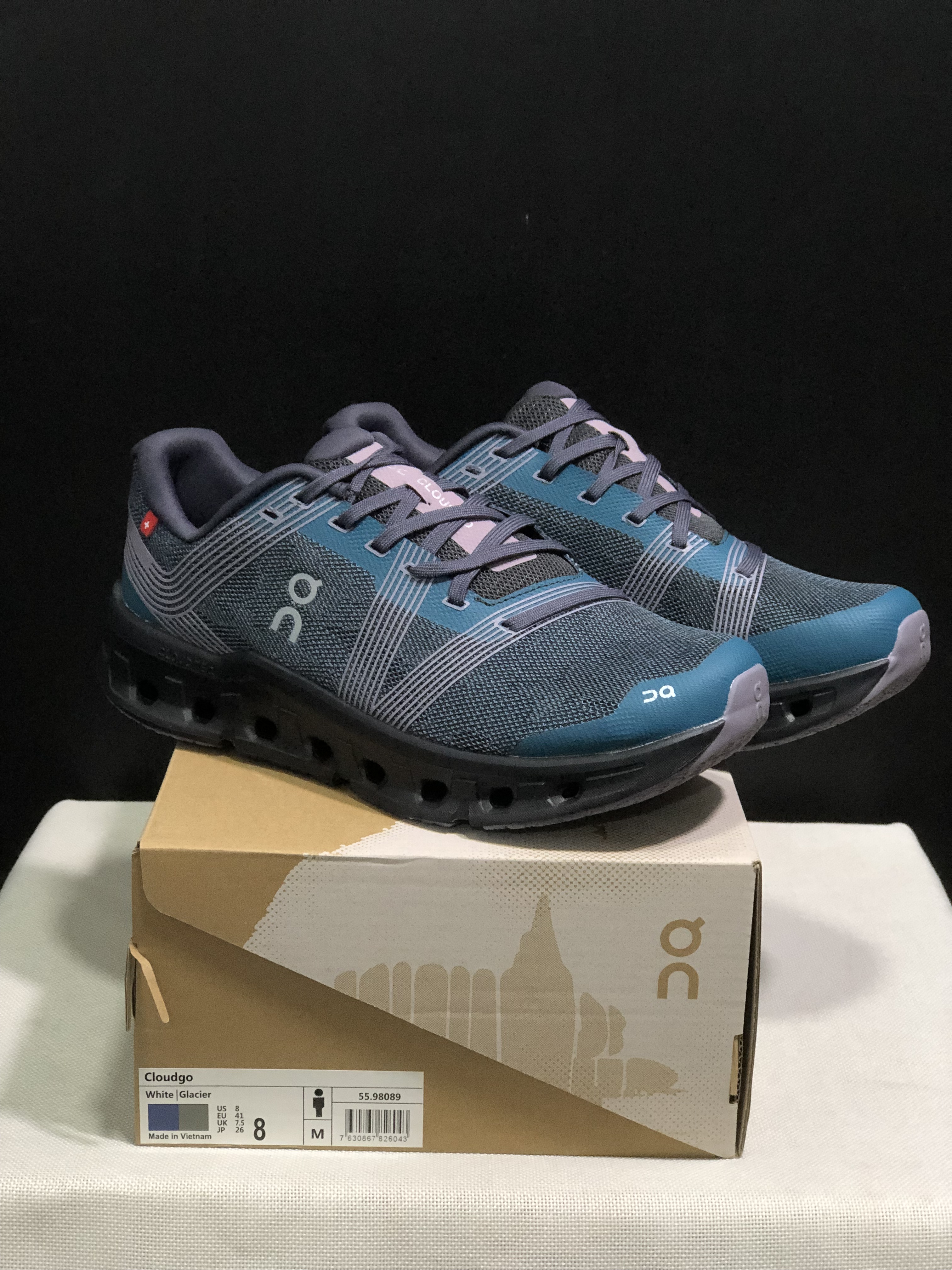 On Running Cloudgo Comfortable And Lightweight Running Shoes Storm/Magnet