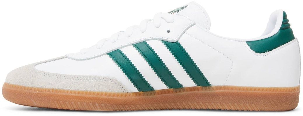 Mexico Adidas Samba Team White Academy Green HQ7036 Shoes