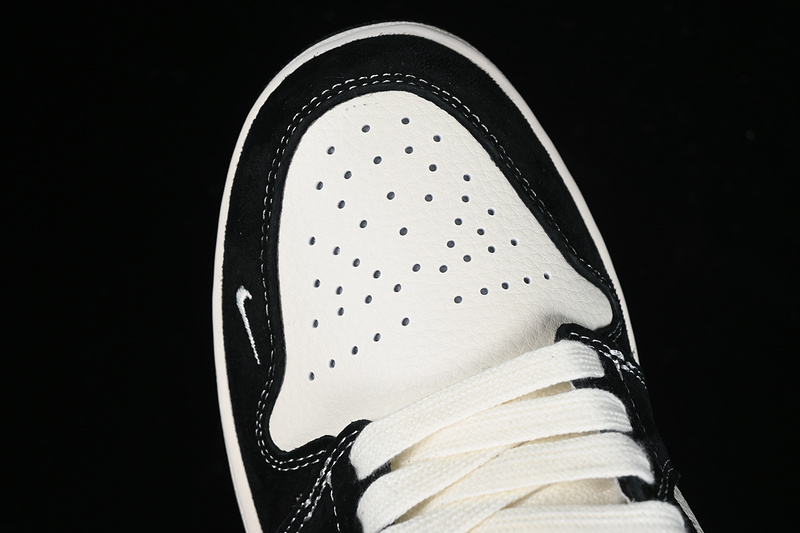 Nike Air Jordan 1 Low Louis Vuitton White Black Sneakers
