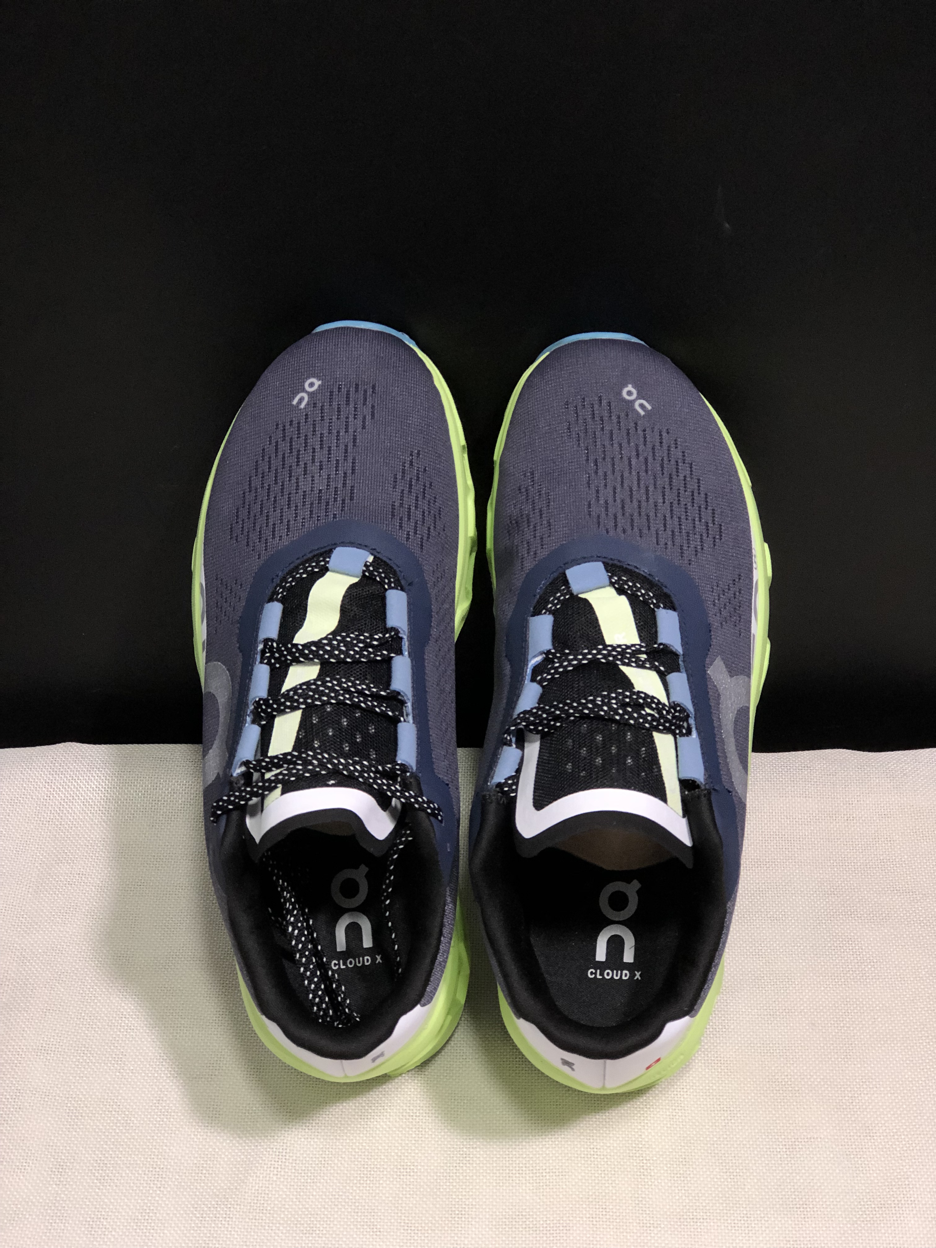 On Running Cloudmonster Anti-Slip Running Shoes Dark Blue/Green