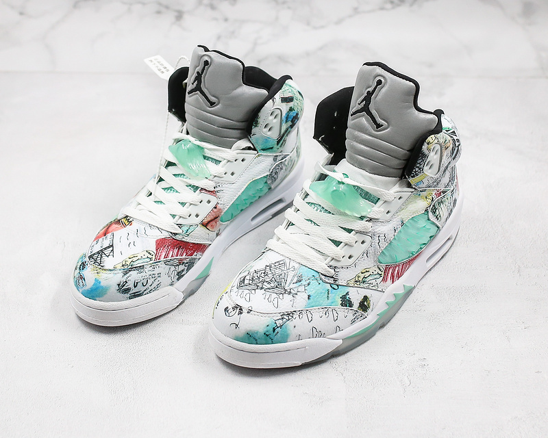 Nike Air Jordan 5 Retro Wings Multi-Color Sneakers