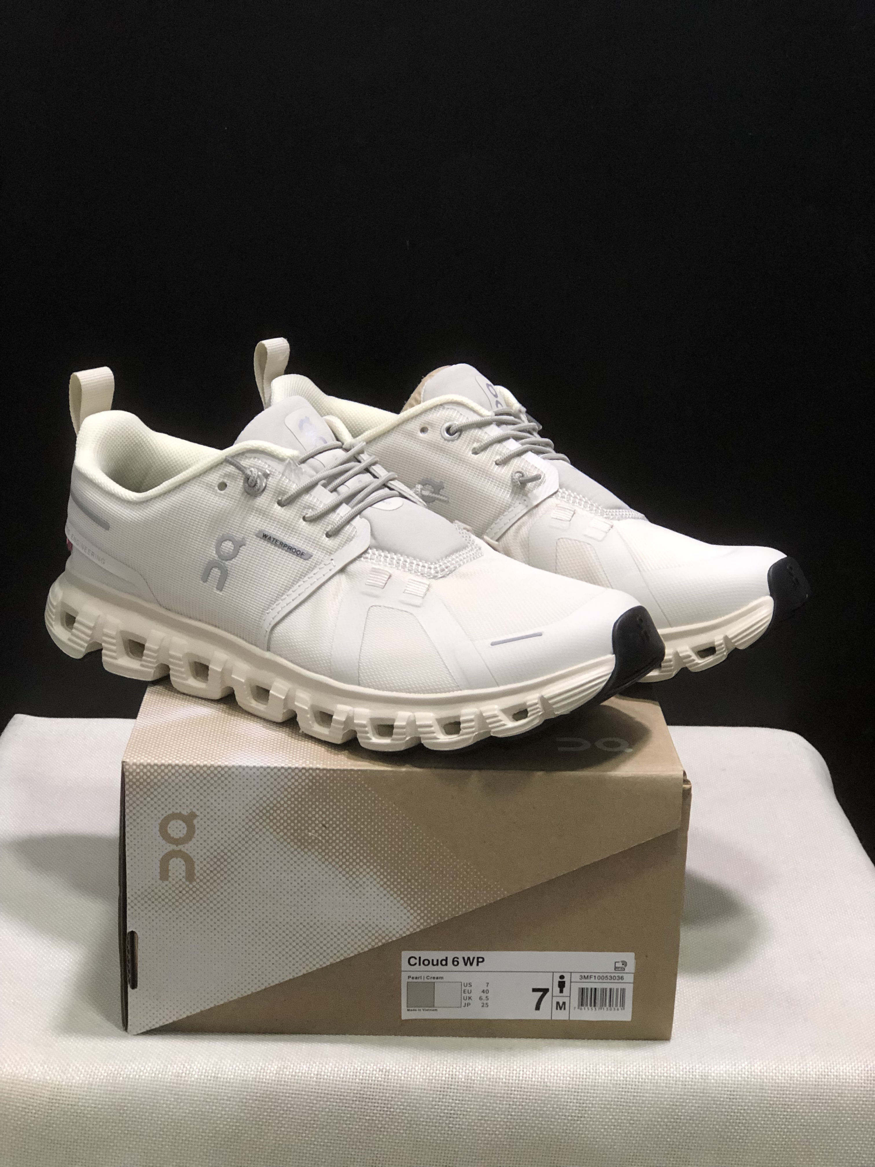 On Running Cloud 6 Casual Life Shoes Beige White