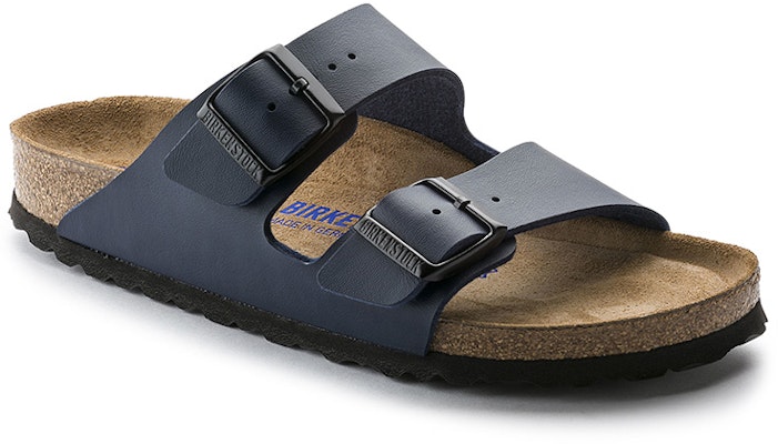 Birkenstock Arizona Navy Synthetic Leather 51061 Fashion Slippers