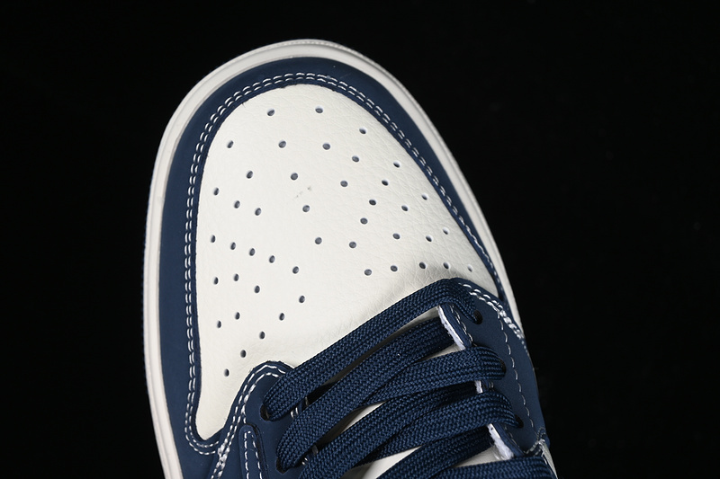 Nike Air Jordan 1 Low OG SP Travis Scott Fragment Design LV White Navy Sneakers