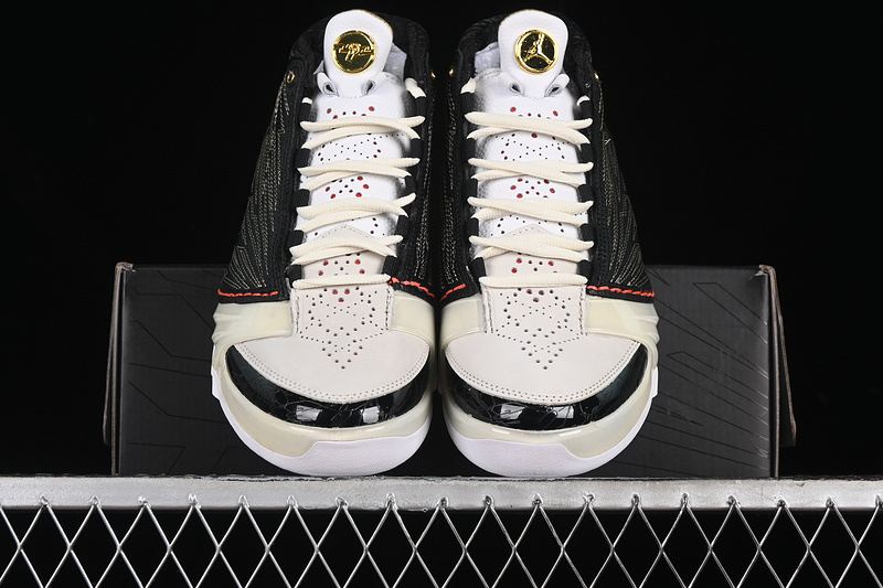 Nike Air Jordan 23 Retro SP Titan Black Sail White Metallic Gold Sneakers