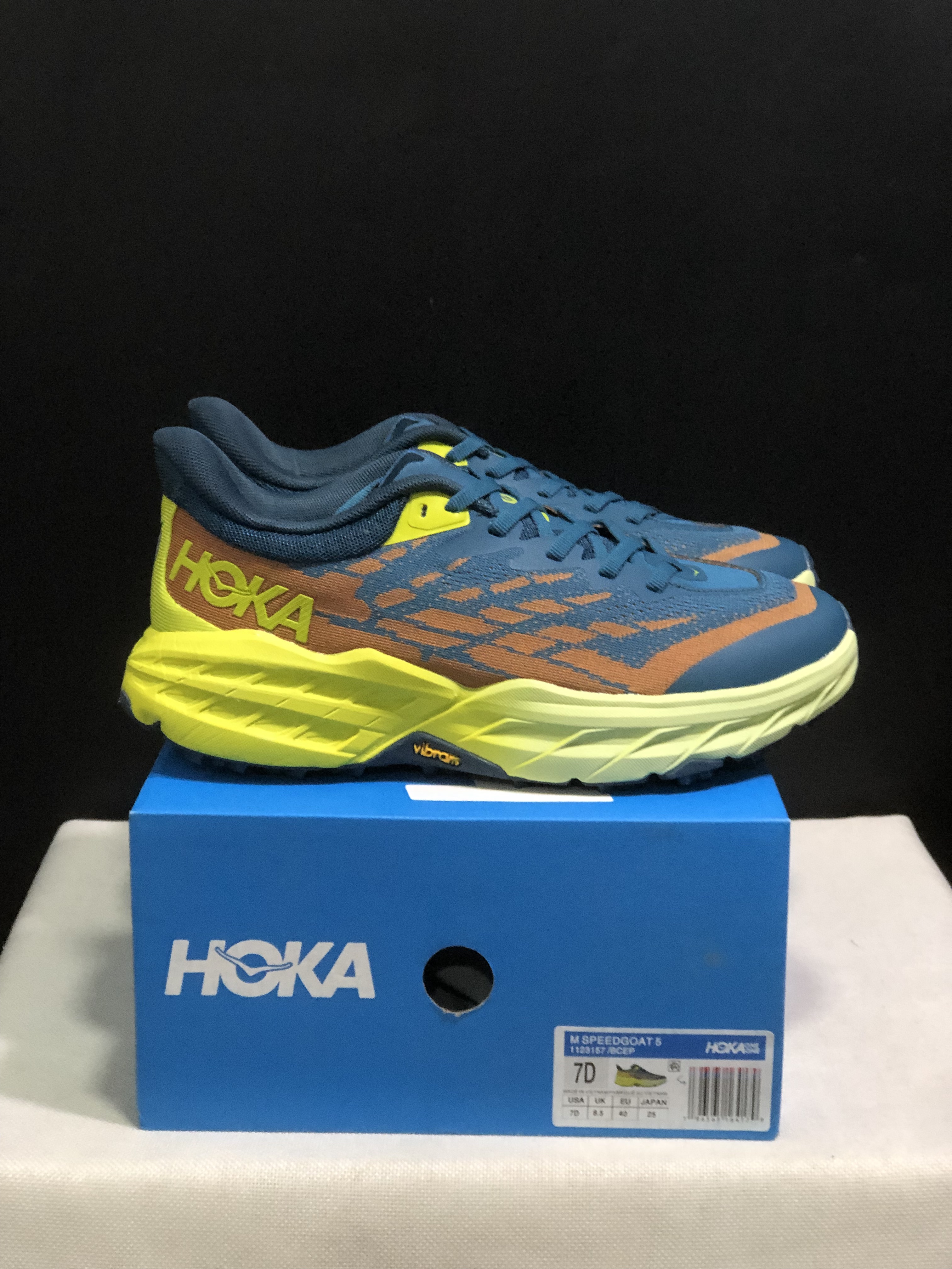 Hoka One One Speedgoat 5 Men's Trail Running Shoes Sneakers Turquoise