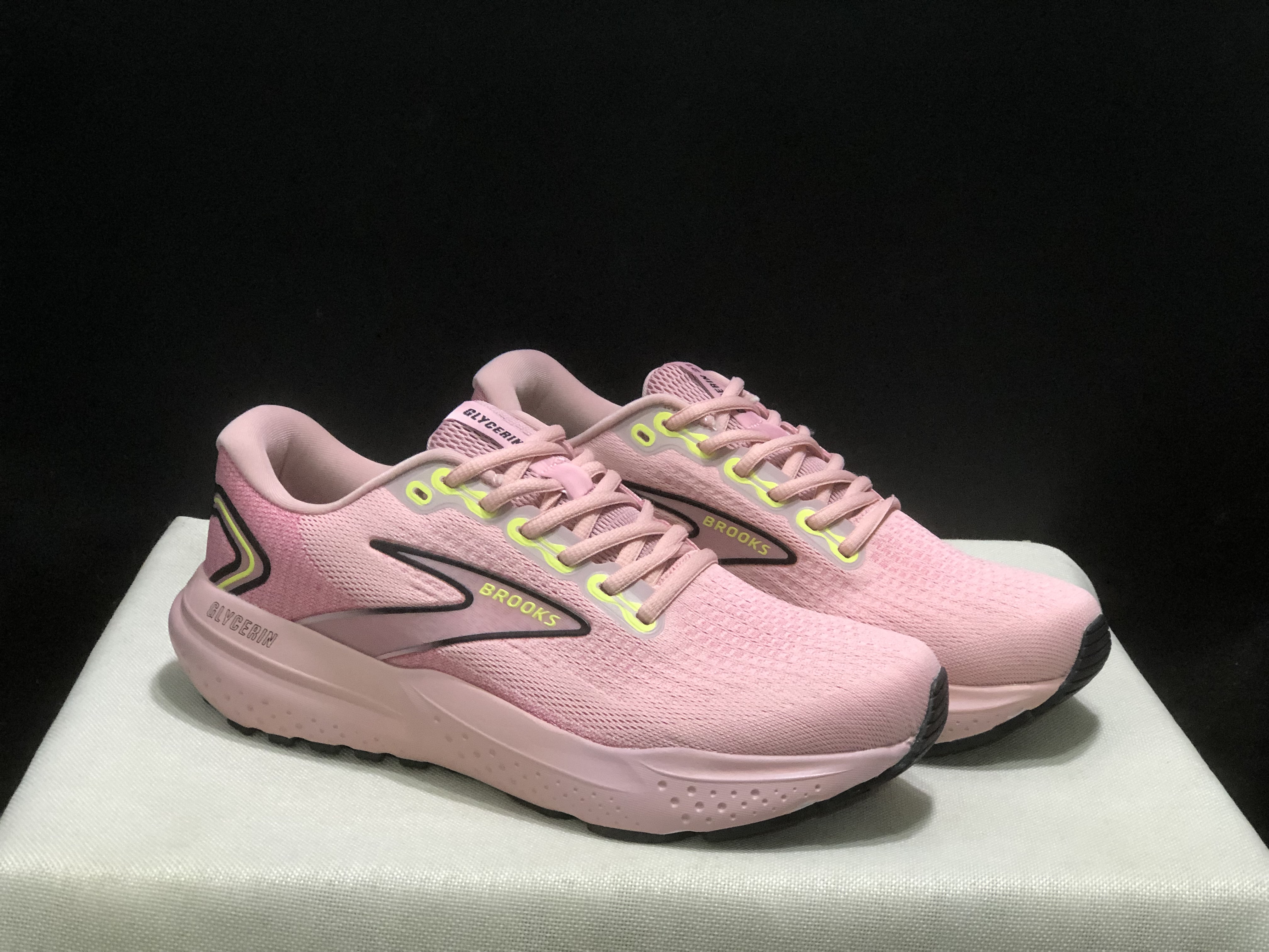 Brooks Glycerin 21 Low-top Casual Running Shoes Differential Pink