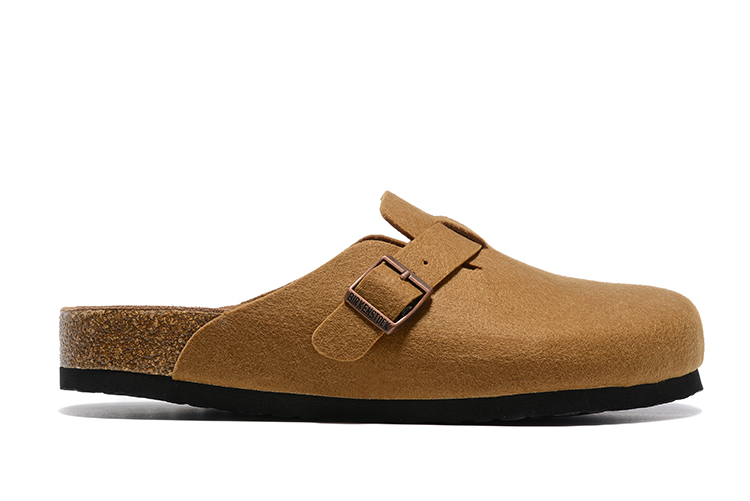 Birkenstock Brown Suede Clog Shoes