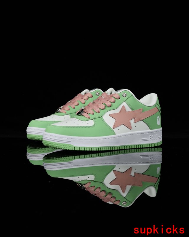 A Bathing Ape Bape Sta Low Light Green Pink