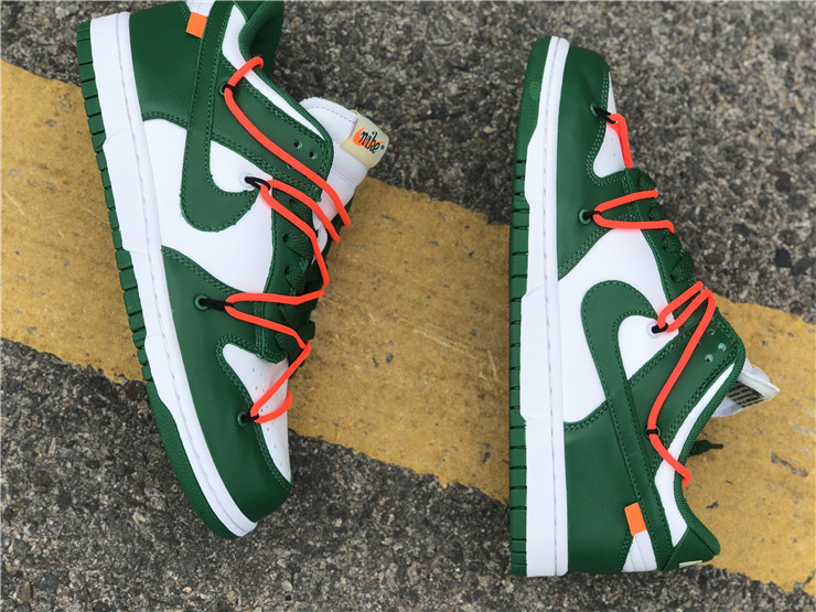 Nike Off White Dunk Low Pine Green Sneaker