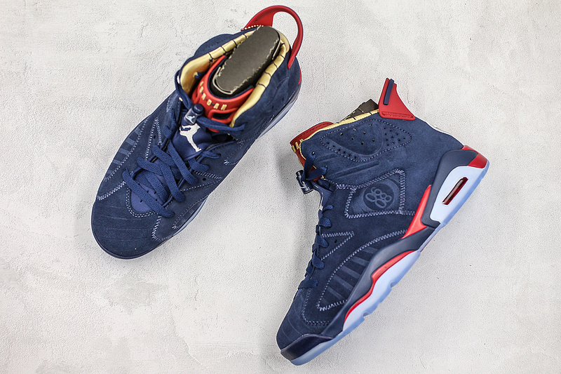 Nike Air Jordan 6 Retro 2019 Doernbecher Midnight Navy Sneakers