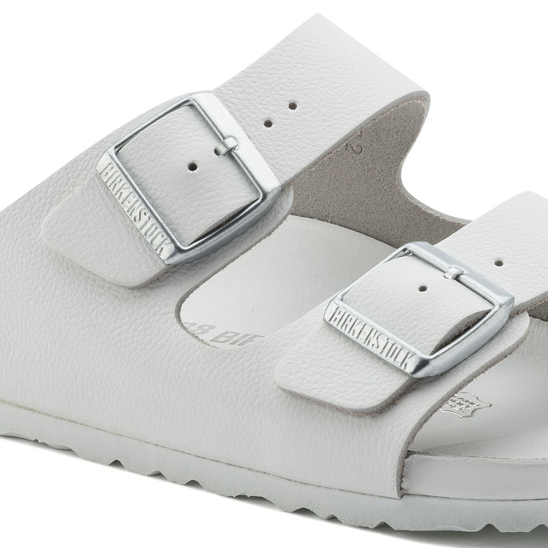 Birkenstock Two Buttons Pure White Slippers