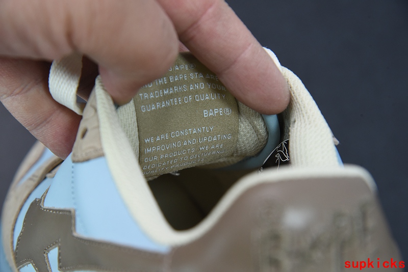 A Bathing Ape Bape Sta Low Gray Blue Black