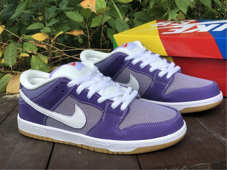 Nike SB Dunk Low Pro ISO Orange Label Lilac Purple Sneakers