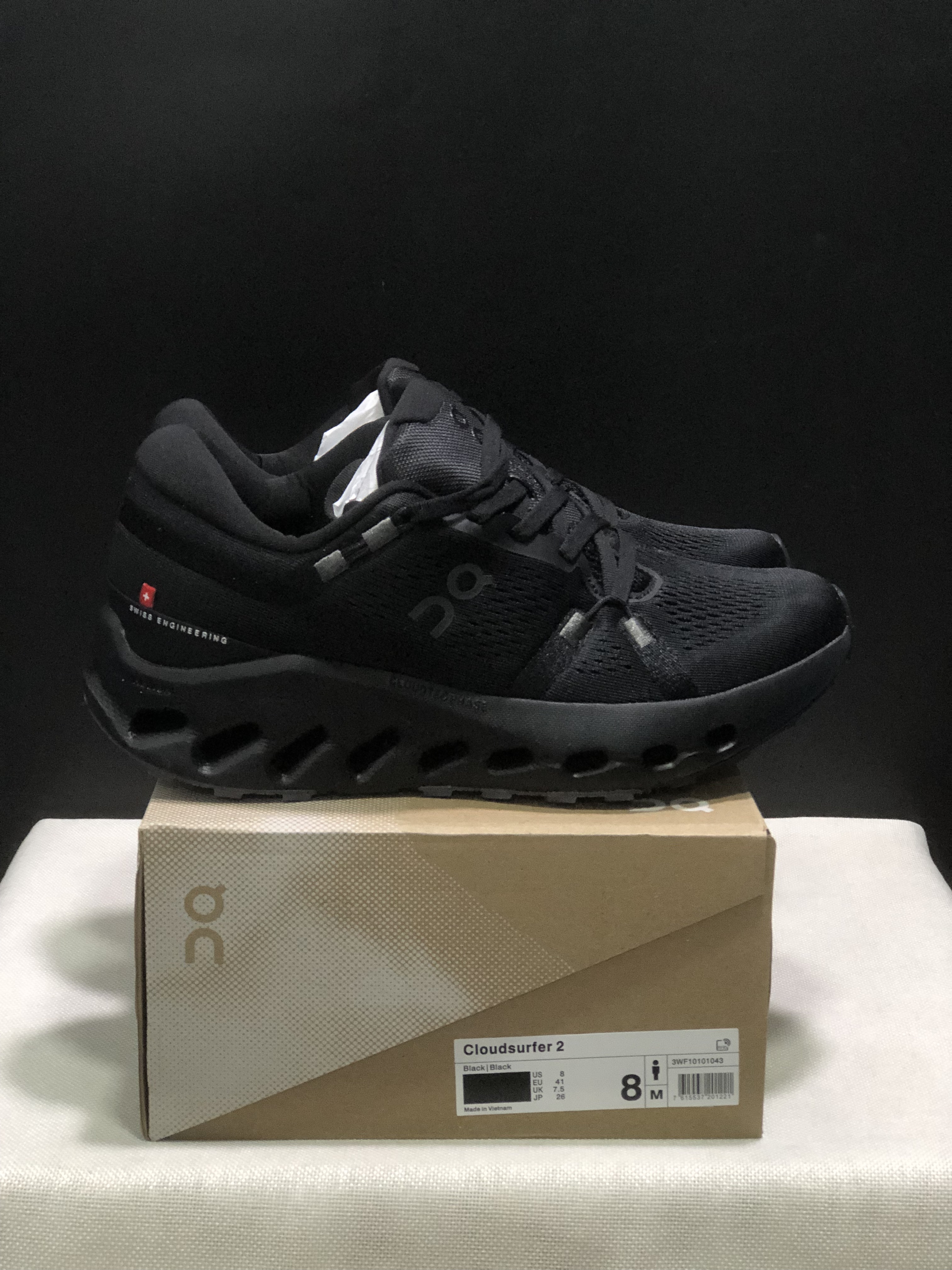 On Running Cloudsurfer 2 Casual Running Shoes All Black