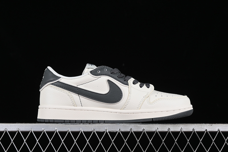 Nike Air Jordan 1 Low OG SP Travis Scott Fragment Design White Dark Grey Sneakers