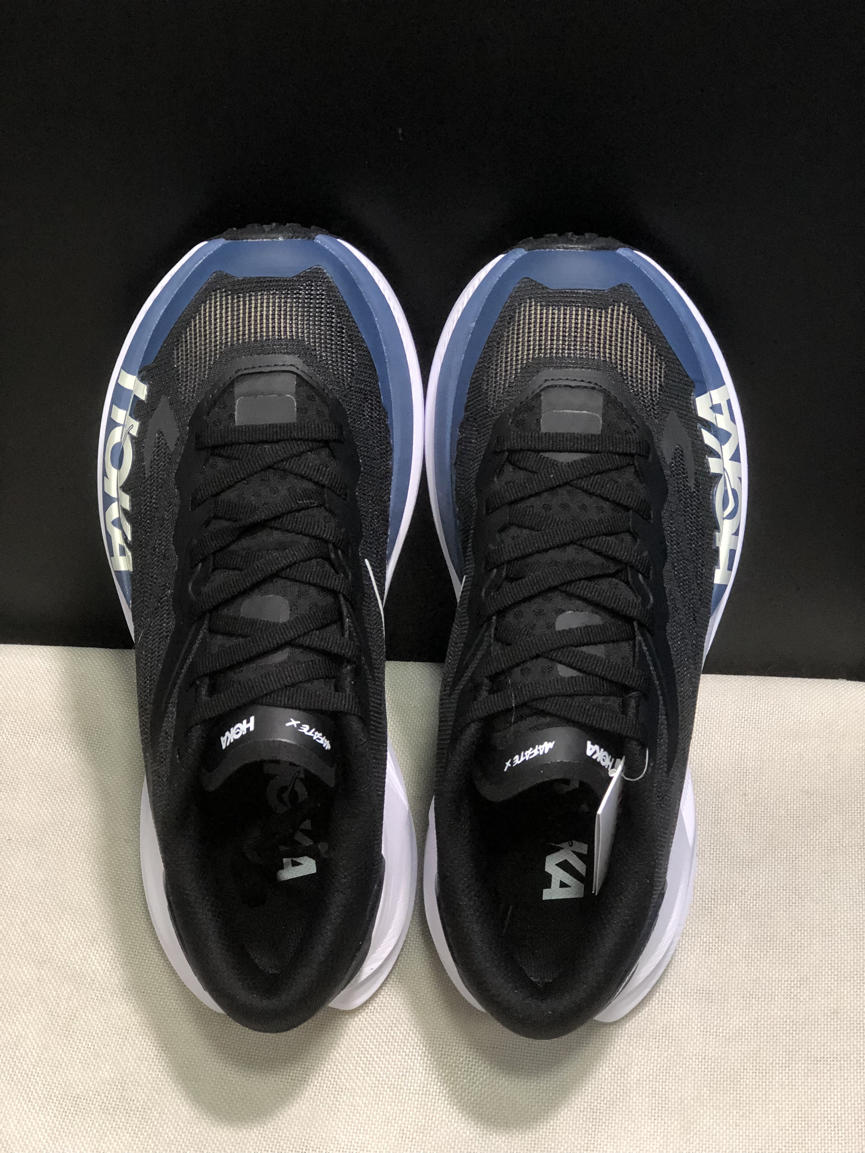 Hoka One One Mafate X Lightweight Fashion Running Shoes Sneakers Black/White