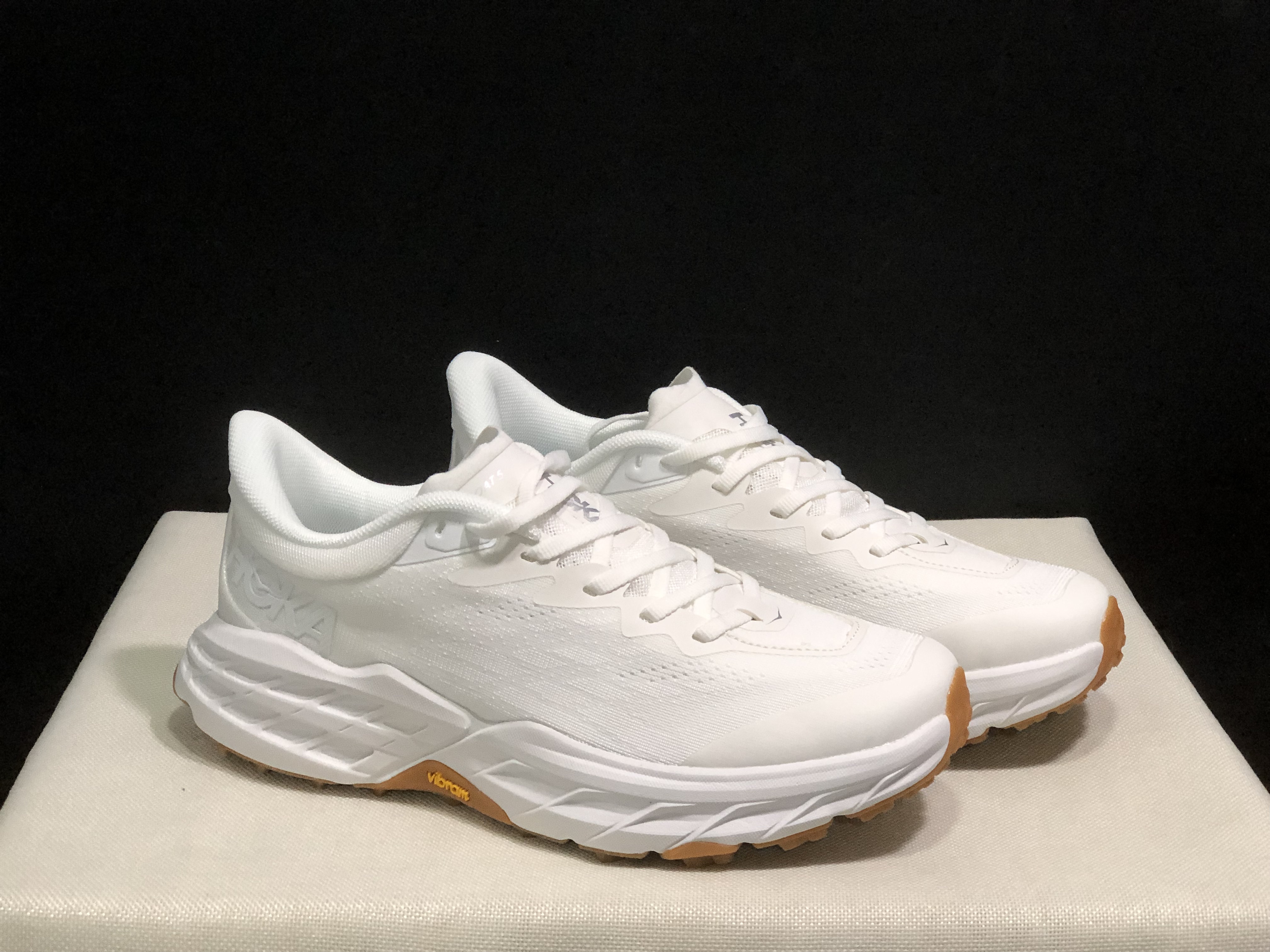 Hoka One One Speedgoat 5 White Trail Running Shoes Sneakers