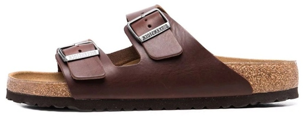 Birkenstock Arizona 1018626 Brown Calfskin Fashion Slippers
