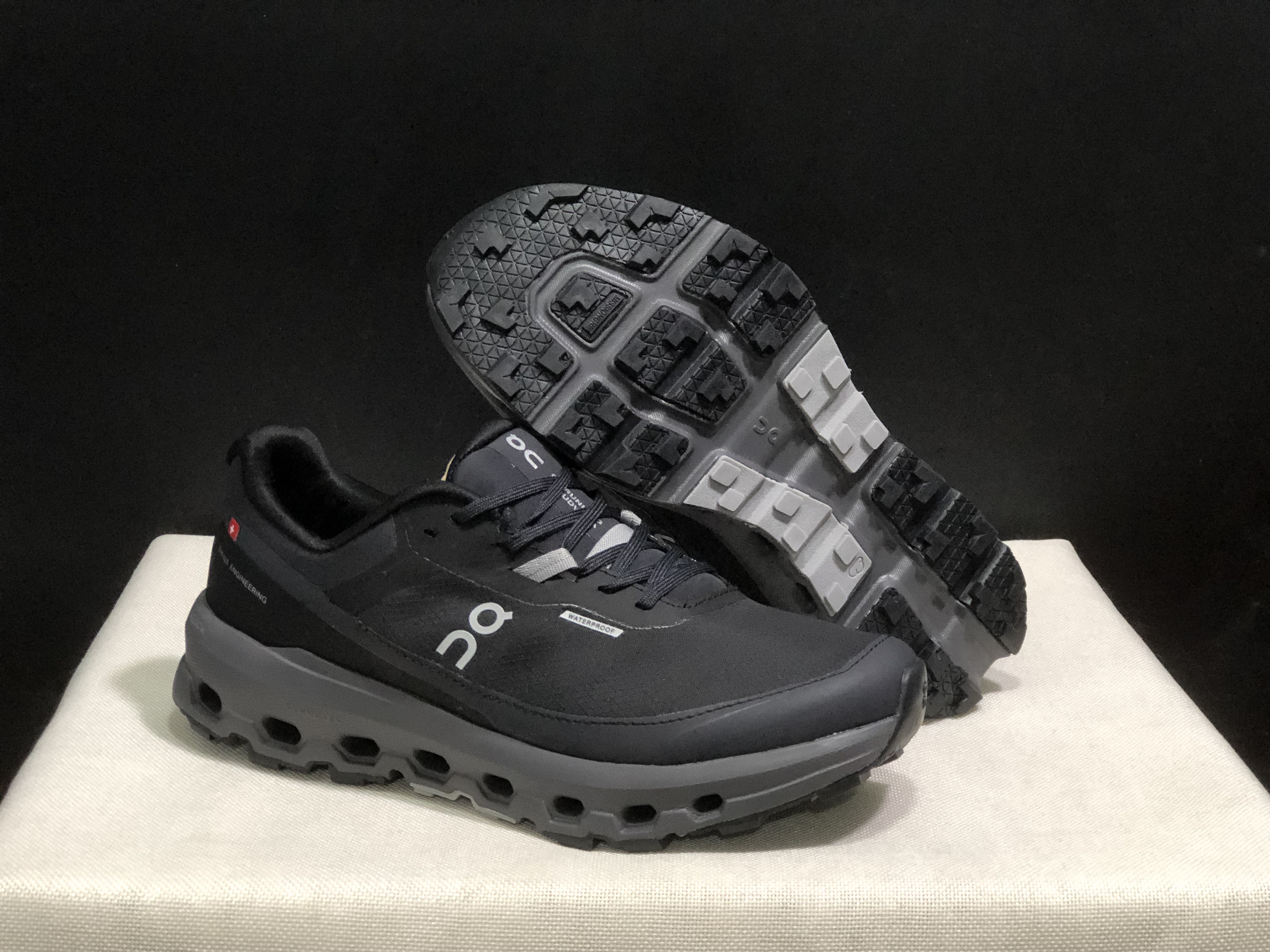 On Running Cloudvista 2 Black Waterproof Trail Running Shoes