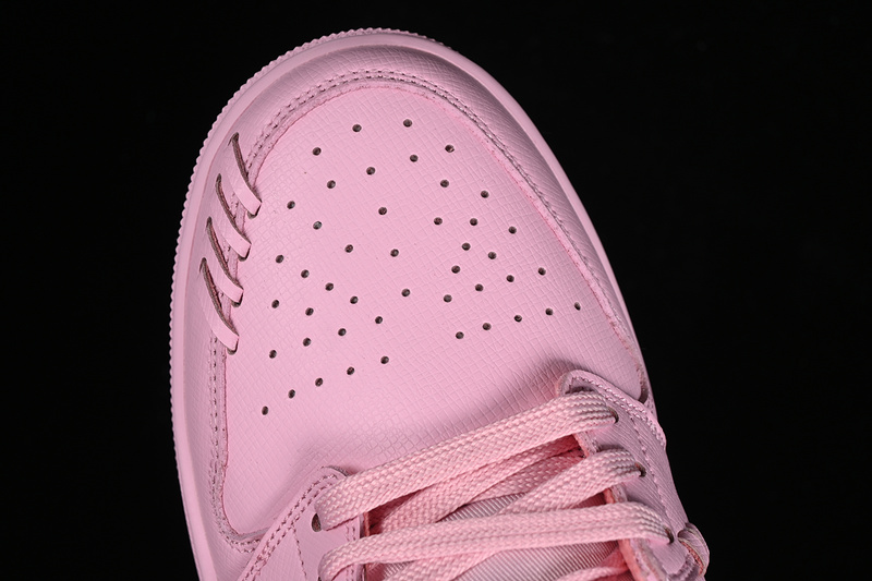 Nike Air Jordan 1 Low Method Of Make Metallic Gold Perfect Pink Sneakers