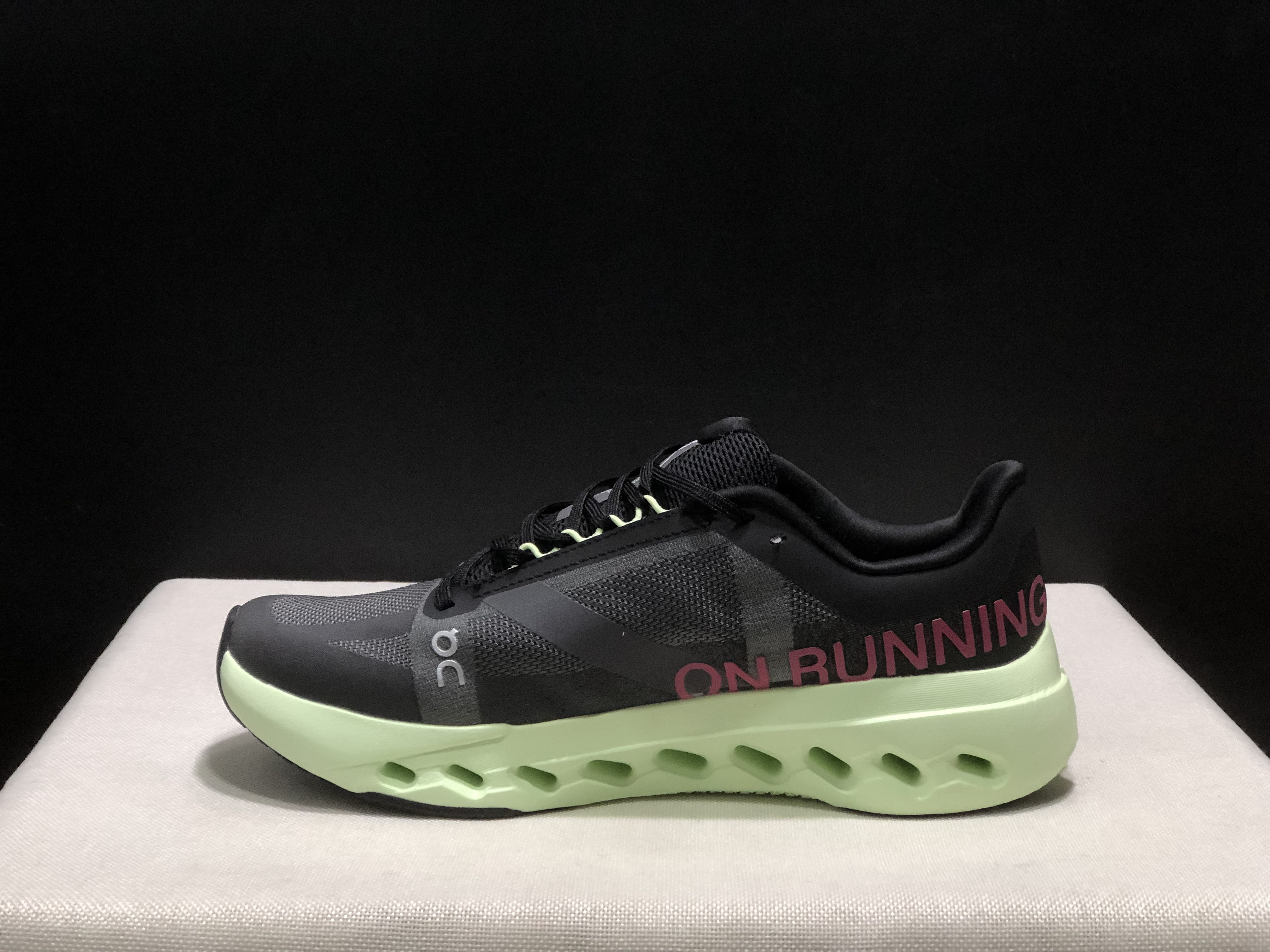 On Running Cloudsurfer Next Casual Running Shoes Dark Grey/Black/Green