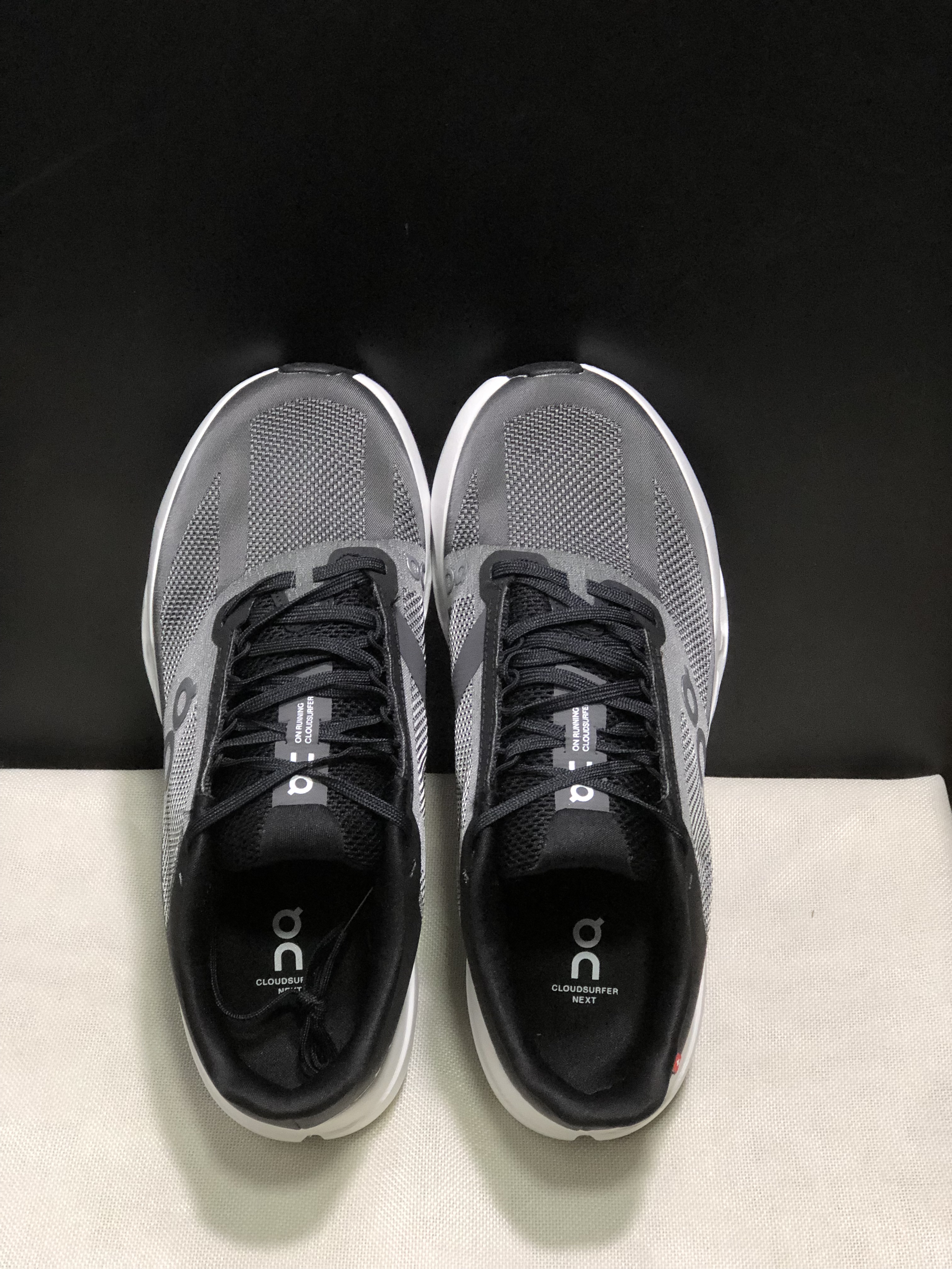 On Running Cloudsurfer Next Casual Running Shoes Dark Grey/Black/White