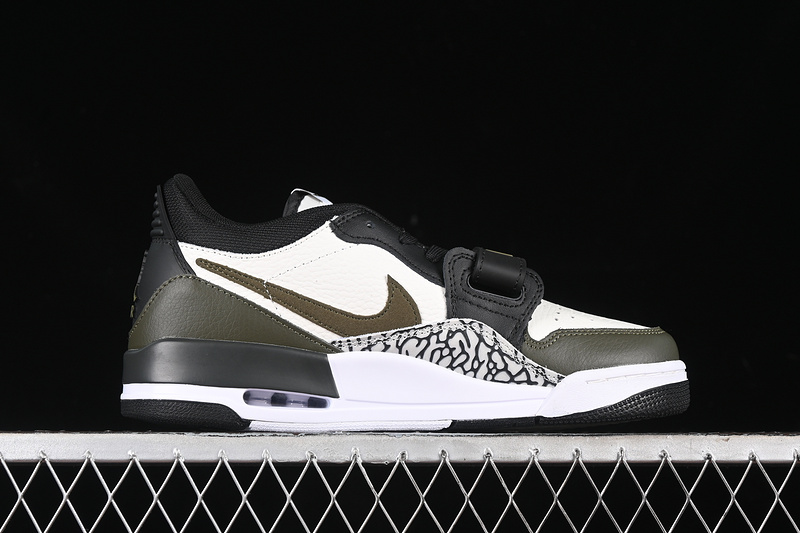 Nike Air Jordan Legacy 312 Low White Black Green Sneakers