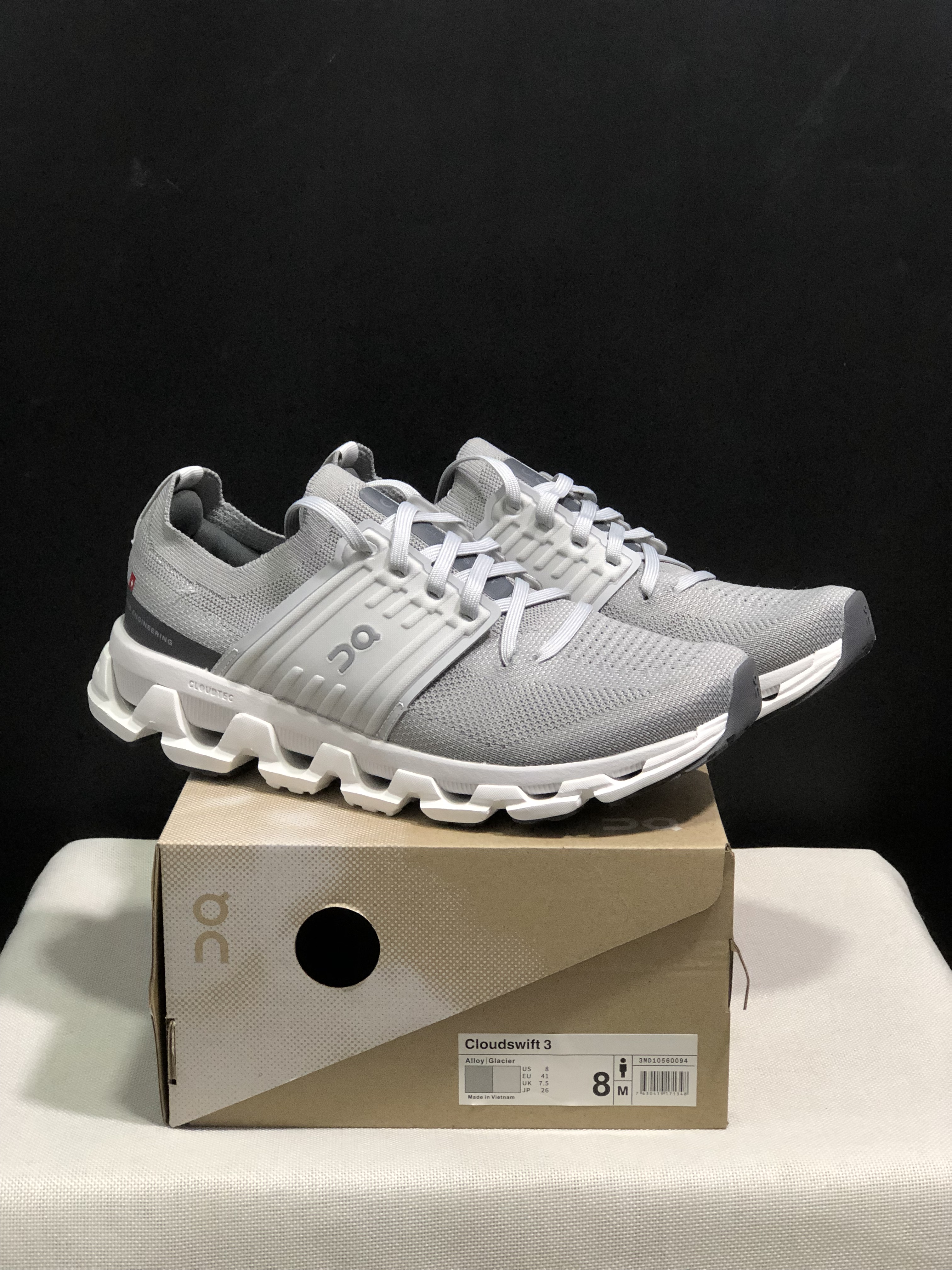 On Running Cloudswift 3 Trendy And Comfortable Running Shoes Alloy/Glacier