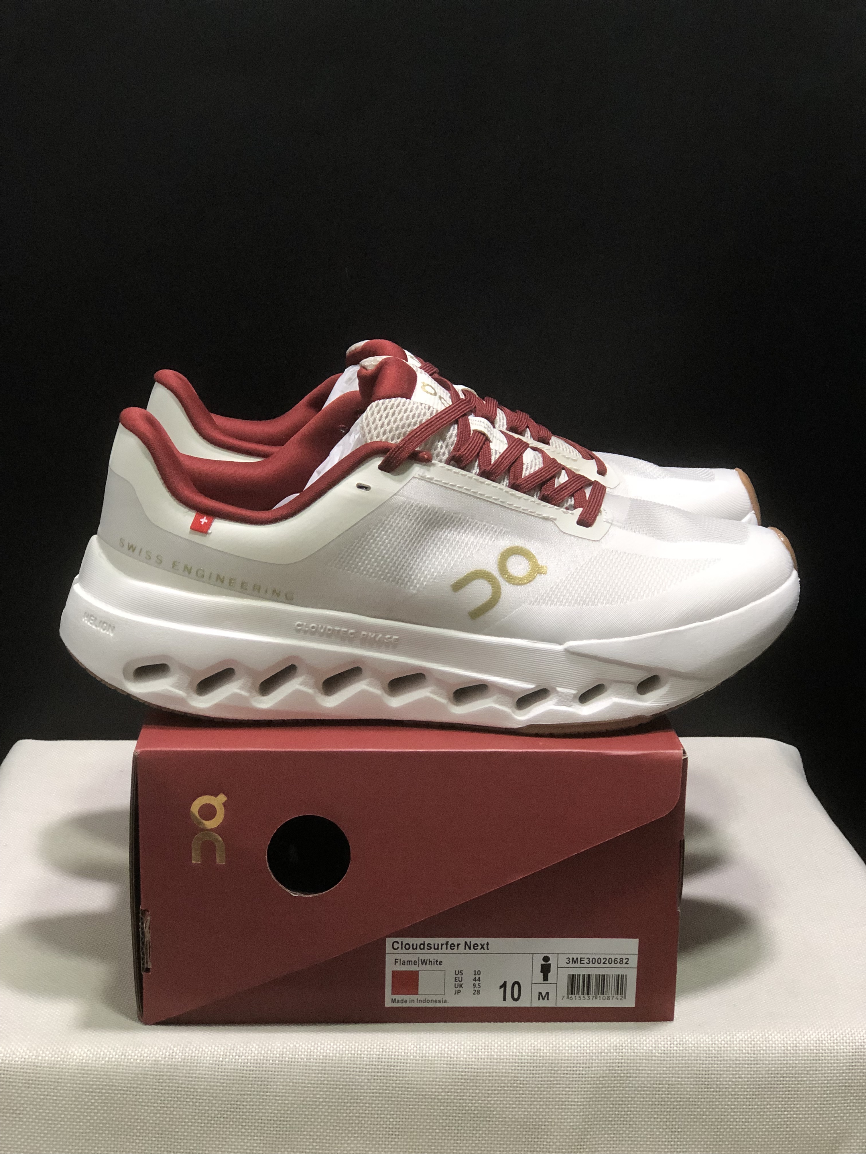 On Running Cloudsurfer Next Casual Running Shoes White/Flame