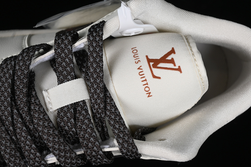 Nike Air Jordan 1 Low LV Brown Label White Sneakers