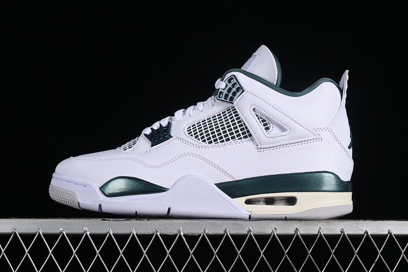 Nike Air Jordan 4 Retro Oxidized Gree White Green Sneakers
