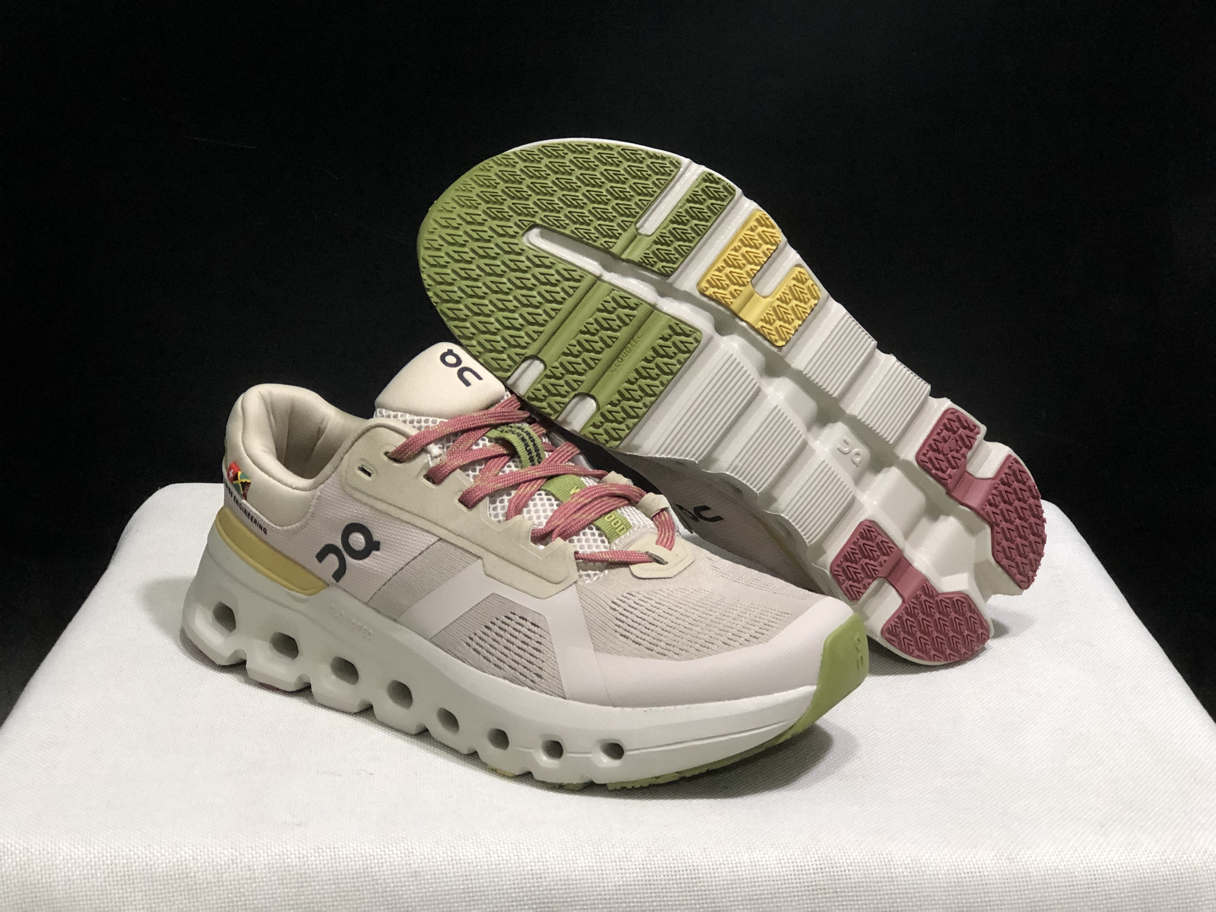 On Running Cloudrunner 2 Mesh Breathable Running Shoes Khaki