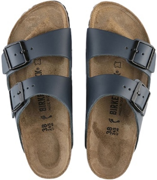 Birkenstock Arizona Double Buckle Series Dark Blue 51151 Fashion Slippers