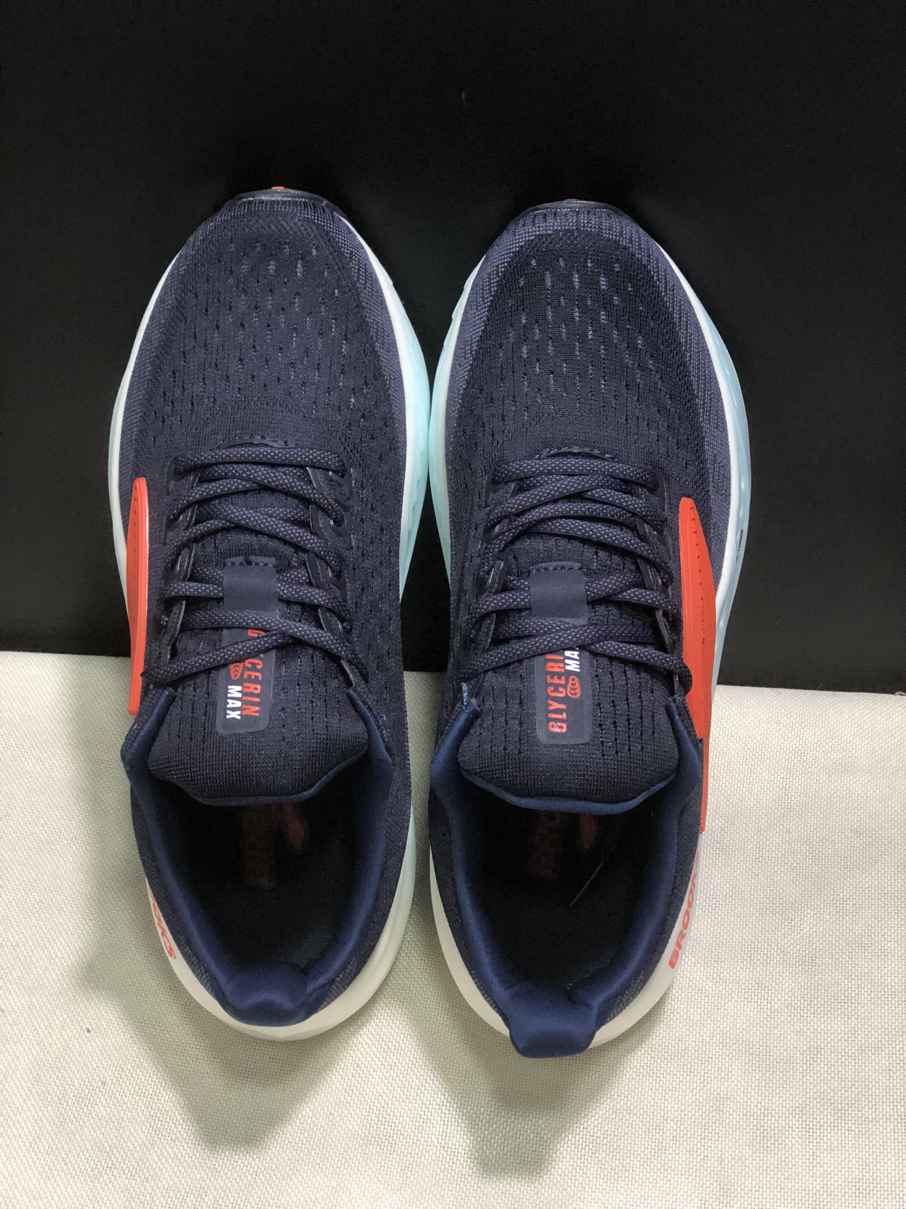 Brooks Glycerin Max Comfortable Low-top Running Shoes Dark Blue