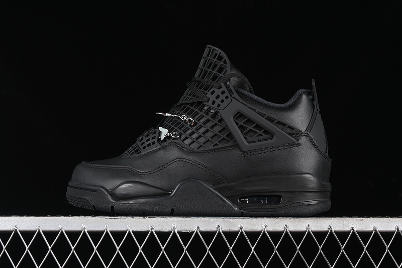 Nike Air Jordan 4 Retro Net Black Sneakers