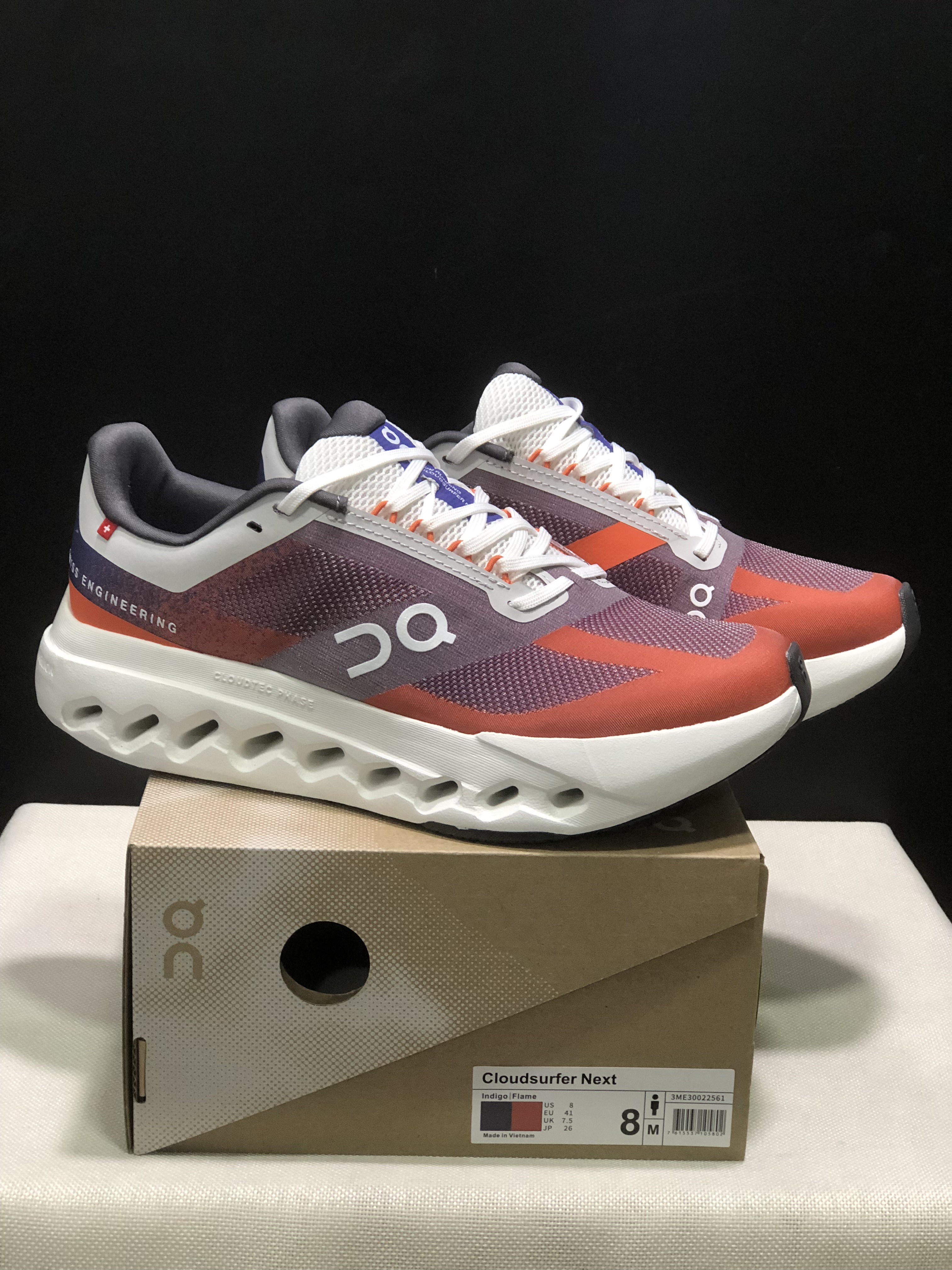 On Running Cloudsurfer Next Casual Running Shoes Indigo/Flame