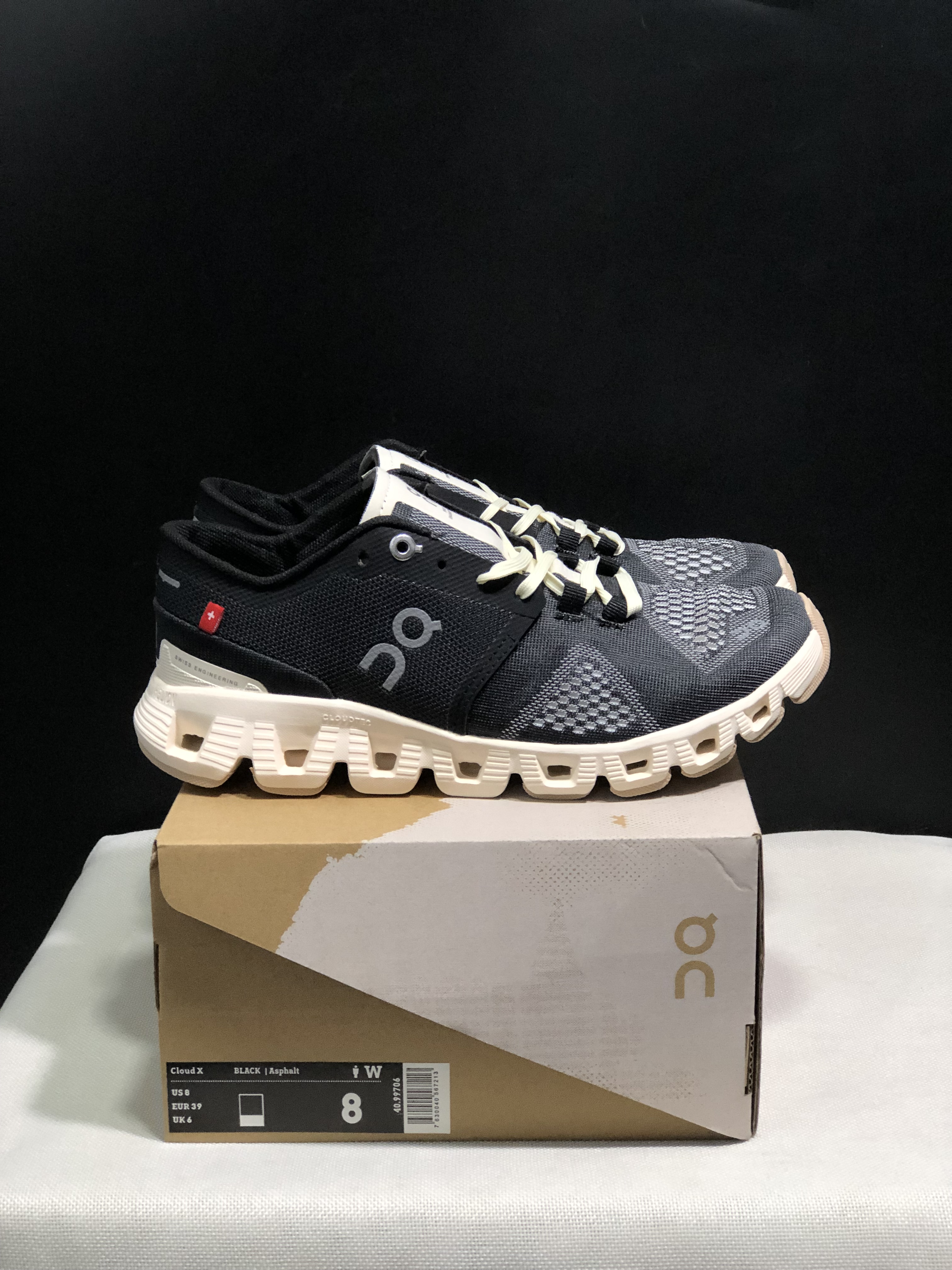 On Running Cloud X3 Shift Multi-Functional Running Shoes Black/Asphalt