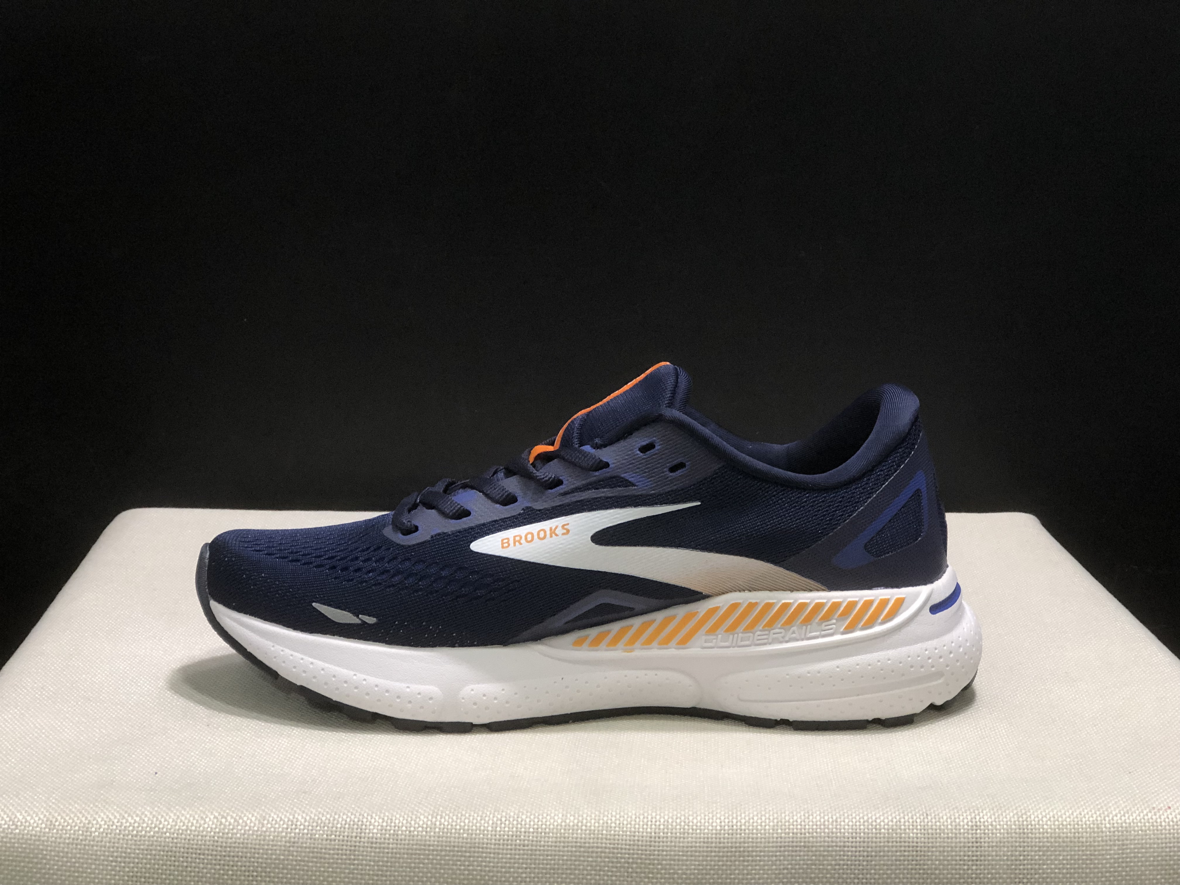 Brooks Adrenaline GTS 23 Shock-absorbing Wear-resistant Low-top Running Shoes Blue/Orange