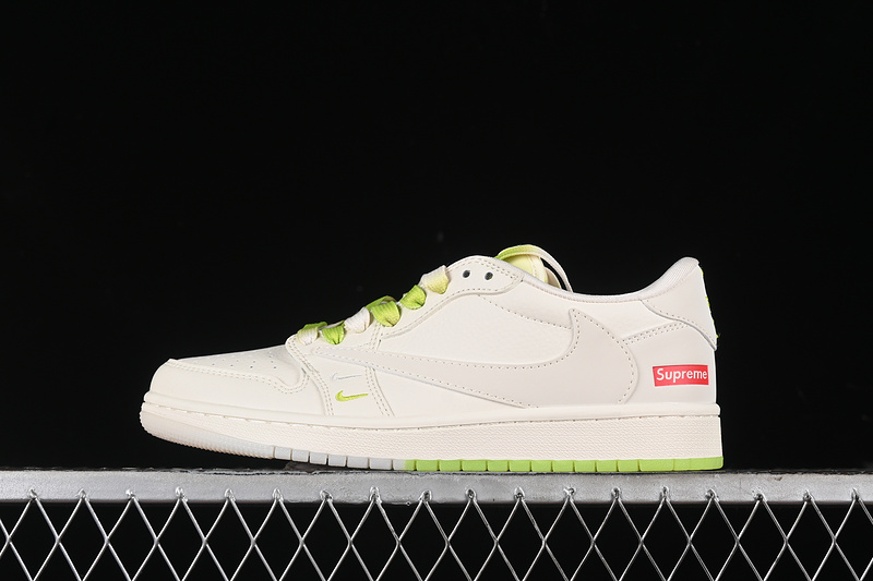 Nike Air Jordan 1 Low Travis Scott Fragment Design Supreme OG SP Off White Green Sneakers