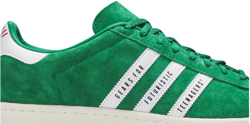 Human Made Adidas Campus Green FY0732 Lifestyle Shoes