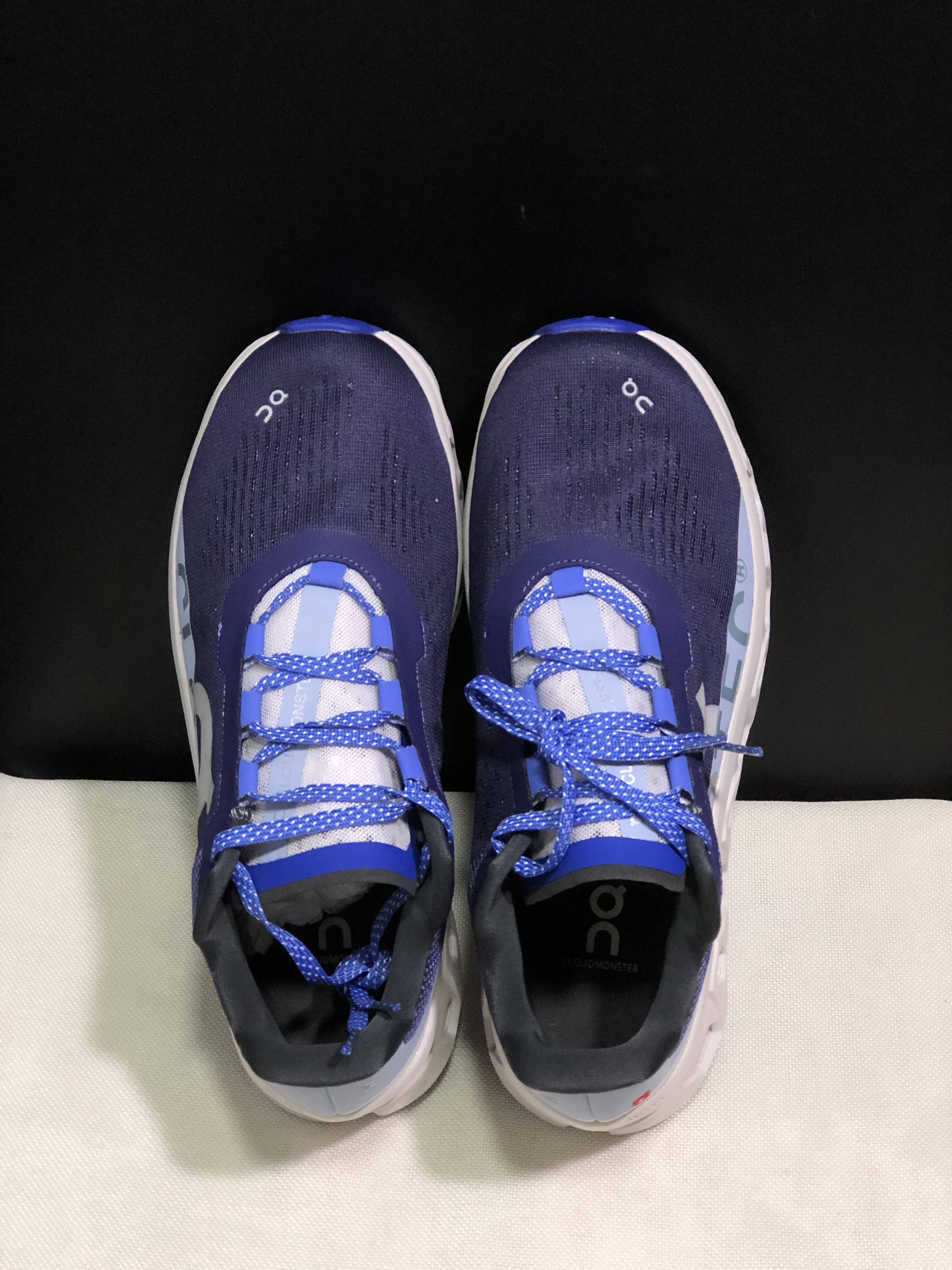 On Running Cloudmonster Anti-Slip Running Shoes Dark Purple/White