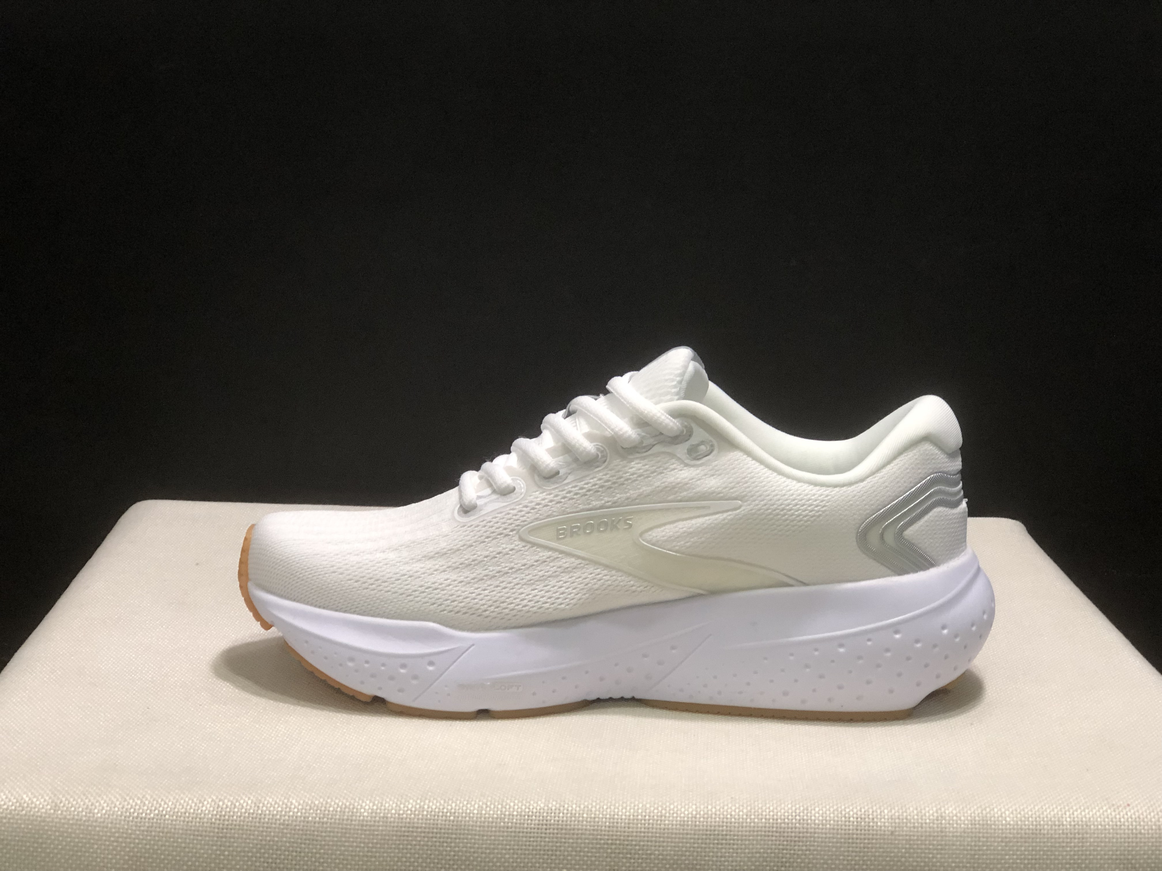 Brooks Glycerin 21 Men's Low-top Casual Running Shoes White