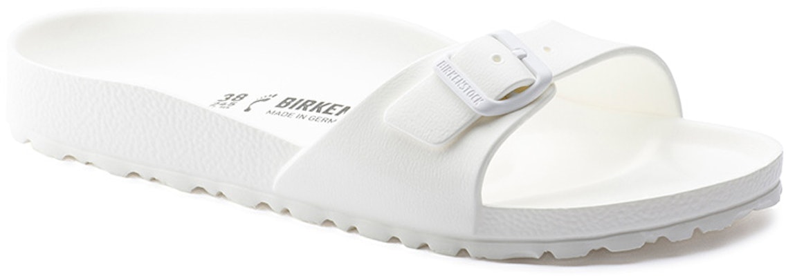 Birkenstock Madrid 128183 EVA Narrow Fit White Sandals