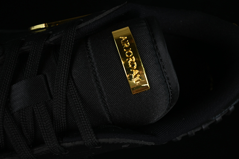 Nike Air Jordan 1 Low Method Of Make Metal Gold Label Black Sneakers