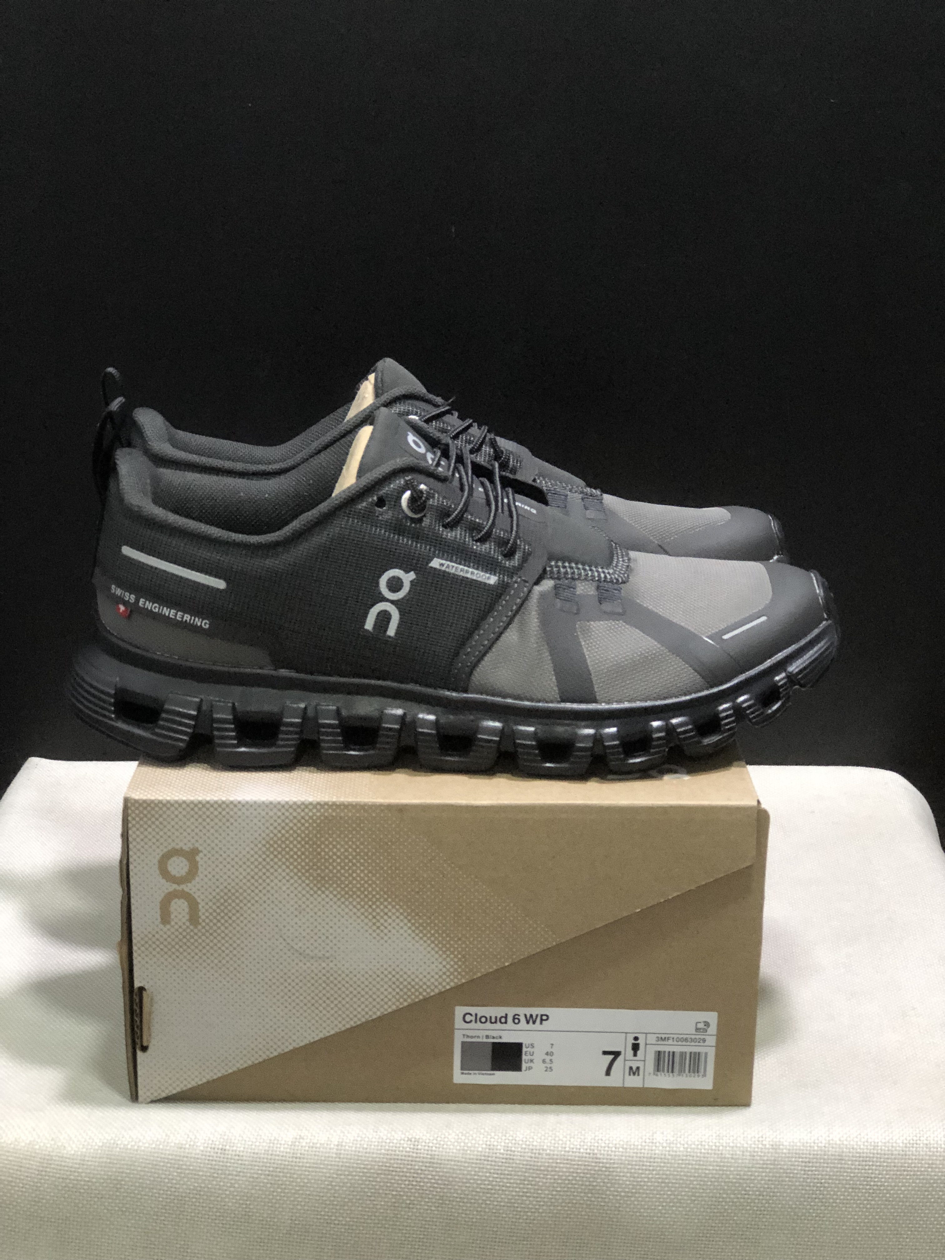 On Running Cloud 6 Casual Life Shoes Dark Grey