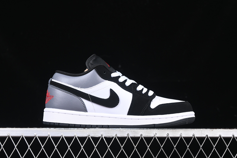 Nike Air Jordan 1 Low Black White Grey Casual Sneakers