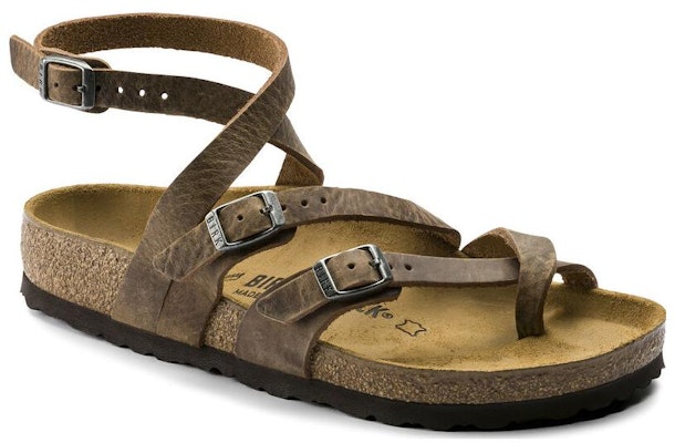 Birkenstock Seres Camberra Old Natural Leather 1008709 Narrow Fit Tabacco Sandals