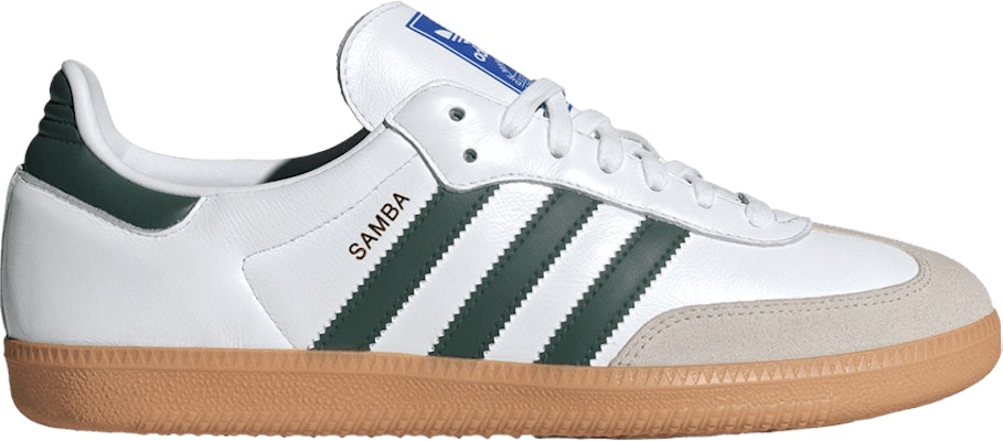 Adidas Samba White Collegiate Green Gum IE3437 Shoes