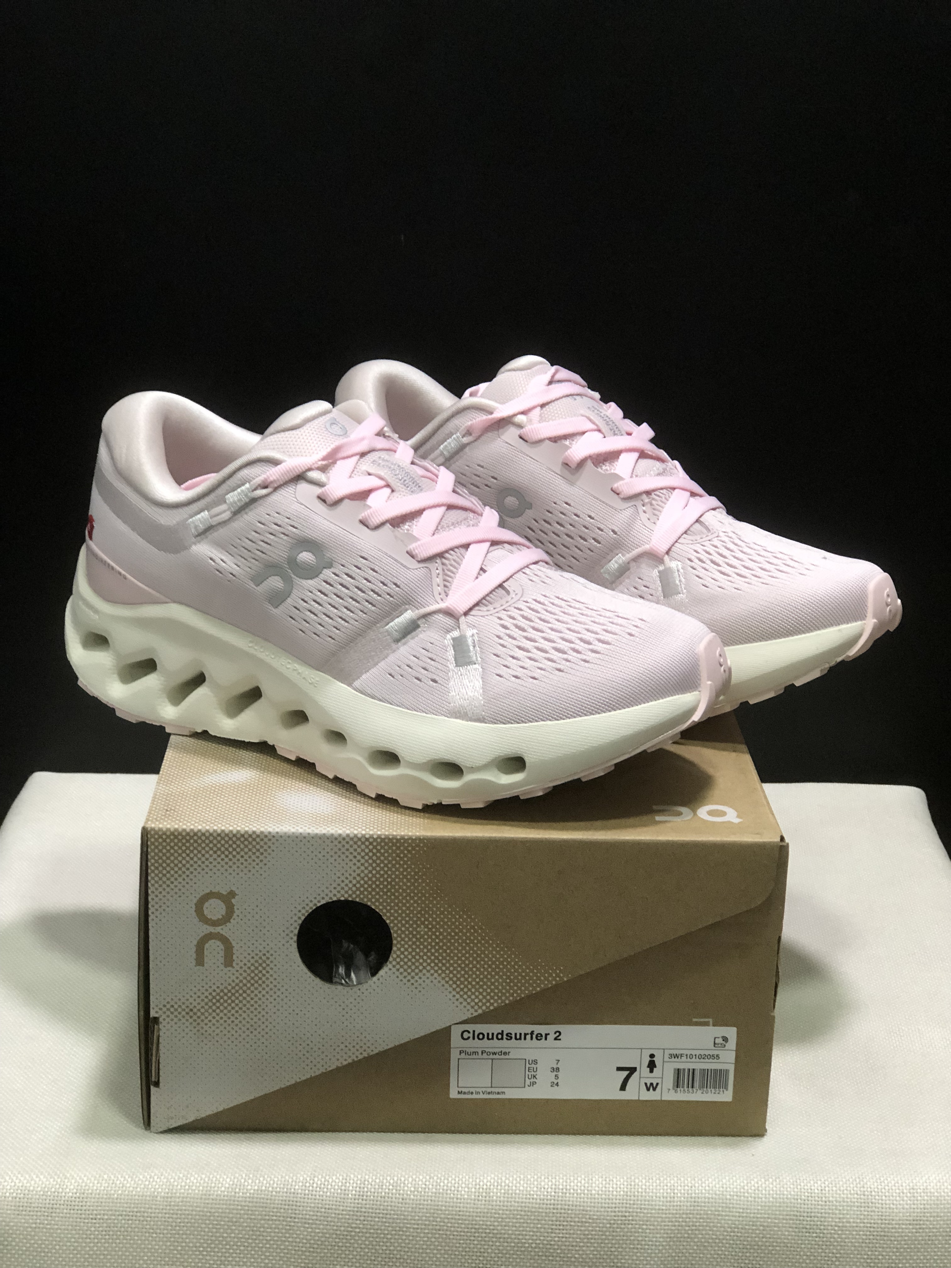 On Running Cloudsurfer 2 Casual Running Shoes Plum Powder/Iovry